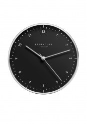 Sternglas Wall Clock Zirkel schwarz
