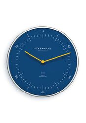 Sternglas Wall Clock Naos Radio Controlled blue