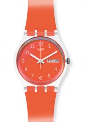 Swatch Red Away wrist watch