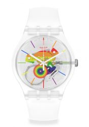 Swatch Alla Parata Pride wrist watch