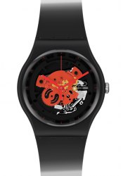 Swatch New Gent Bioceramic Time To Red Big
