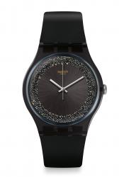 Swatch Darksparkles wrist watch