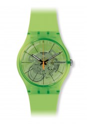 Swatch Kiwi Vibes Lacquered wrist watch