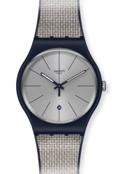 Swatch Grey Cord wrist watch