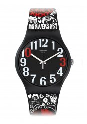 Swatch Club Watch 30 And Ticking wrist watch