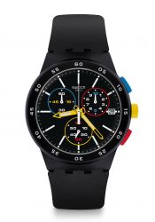 Swatch Black-One wrist watch