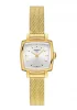 T-Classic Lovely Square Damenuhr Silber