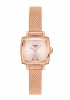 T-Classic Lovely Square Damenuhr Roségold
