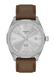 Tissot PRC100 Solar Leather Braun