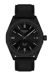 Tissot PRC100 Solar Black Leather