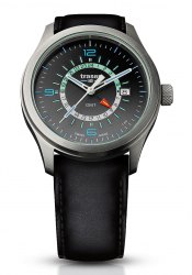 Traser Aurora GMT Silver Leather