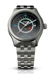 Traser Aurora GMT Silver