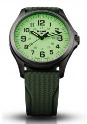 Traser Officer Pro Gunmetal Lime Military Watch