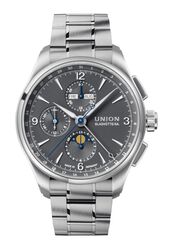 Union Glashütte SA. Belisar Chronograph Moon Phase  Grey